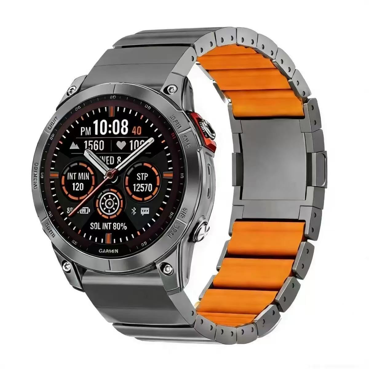 Amazon.co.jp: ガーミンチタンベルト Garmin ベルト タンとラバーの